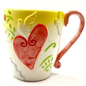 3D Glazed Coffee/Tea Mug with Hearts
